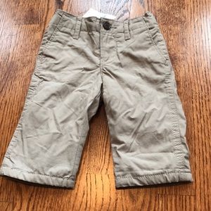 Baby gap fleece lined pants 3-6 months NWT